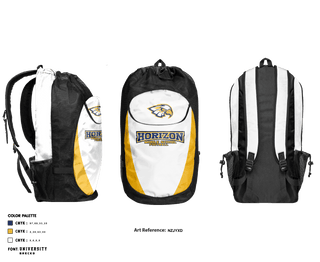 Gear Bag, Horizon Middle School Football, Football, Teamtime, Team time, sublimation, custom sports apparel, team uniforms, spirit wear, spiritwear, sports uniforms, custom shirts, team store, custom team store, fundraiser sports, apparel fundraiser