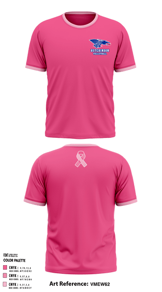 Short Sleeve Performance Shirt, Hutchinson Community College Volleyball, Women's Volleyball, Teamtime, Team time, sublimation, custom sports apparel, team uniforms, spirit wear, spiritwear, sports uniforms, custom shirts, team store, custom team store, fundraiser sports, apparel fundraiser