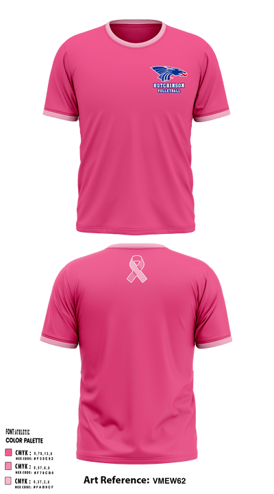 Hutchinson Community College Volleyball 47932057 Short Sleeve Performance Shirt - 1