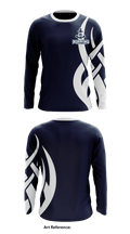 Hibbing High School wrestling 27558847 Long Sleeve Rash Guard Shirt - 1