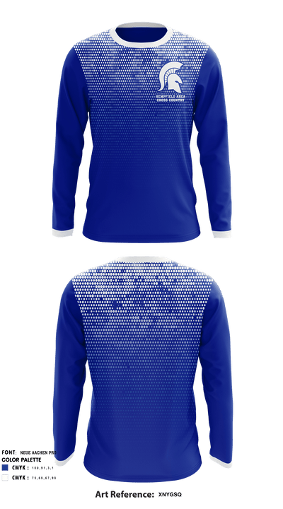 Hempfield Area High School Cross Country 24781991 Long Sleeve Performance Shirt - 1