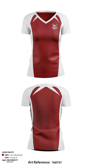 Women's Short Sleeve Vneck Shirt, Cedar Valley High School Golf, Golf, Teamtime, Team time, sublimation, custom sports apparel, team uniforms, spirit wear, spiritwear, sports uniforms, custom shirts, team store, custom team store, fundraiser sports, apparel fundraiser