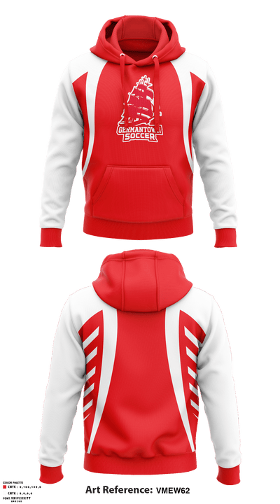 Germantown High School Soccer 20087610 Hoodie - 1