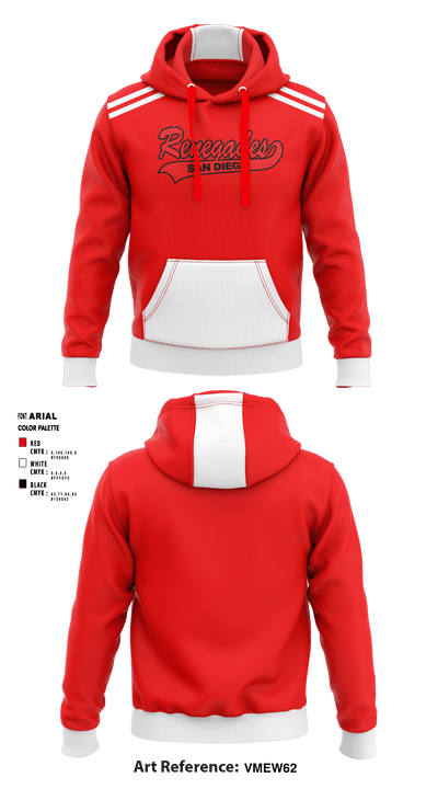 San Diego Renegades 80499290 Hoodie - 1