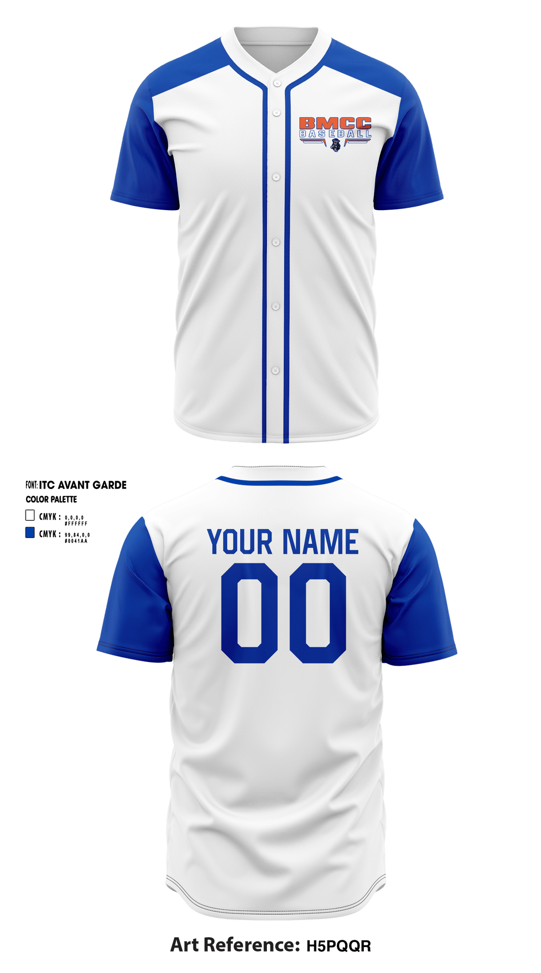 Custom Blue Plain Button Down Baseball Jerseys