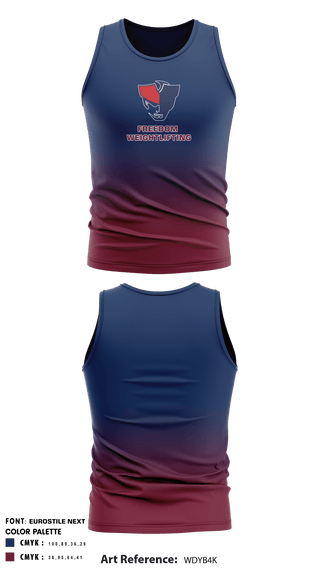 Tank Top, Freedom Girls Weightlifting, Spirit Store, Teamtime, Team time, sublimation, custom sports apparel, team uniforms, spirit wear, spiritwear, sports uniforms, custom shirts, team store, custom team store, fundraiser sports, apparel fundraiser