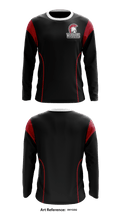 West Campus High School Basketball 96824398 Long Sleeve Shooting Shirt - 1