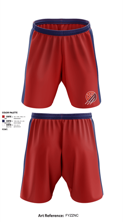 South Dakaota Amature Baseball 73172844 Athletic Shorts With Pockets - 1