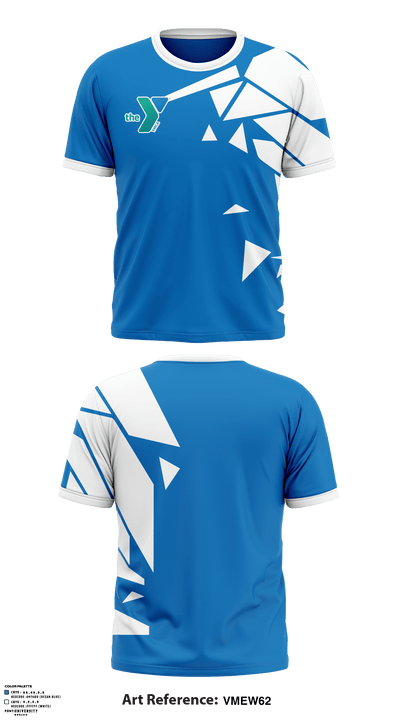 Youth Sports Henderson Family YMCA 9598694 Short Sleeve Performance Shirt - 1