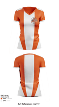 Ridgefield High School Golf 51090184 Women's Short Sleeve V-neck Shirt - 1
