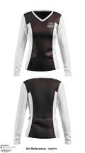 Magnolia High School Cheer 33058931 Women's Long Sleeve V-neck Shirt - 1