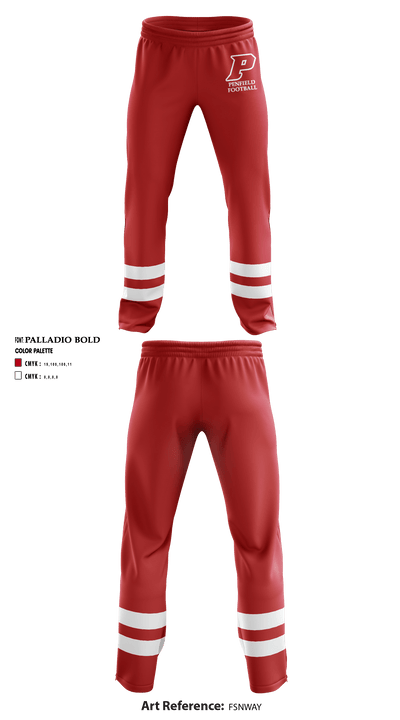 Penfield High School Football 32327556 Sweatpants - 1