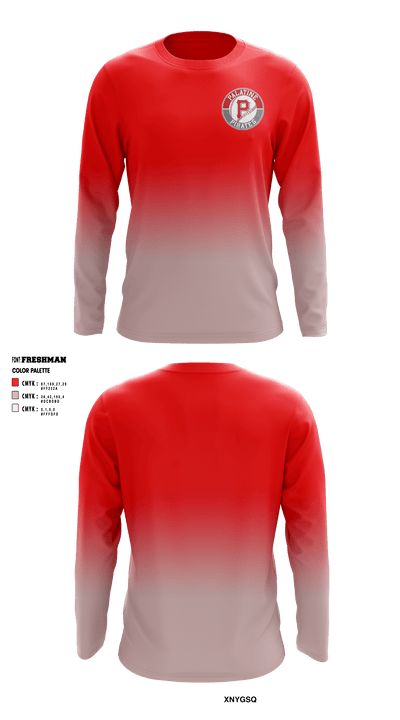Palatine High School Baseball 2473686 Long Sleeve Performance Shirt - 1