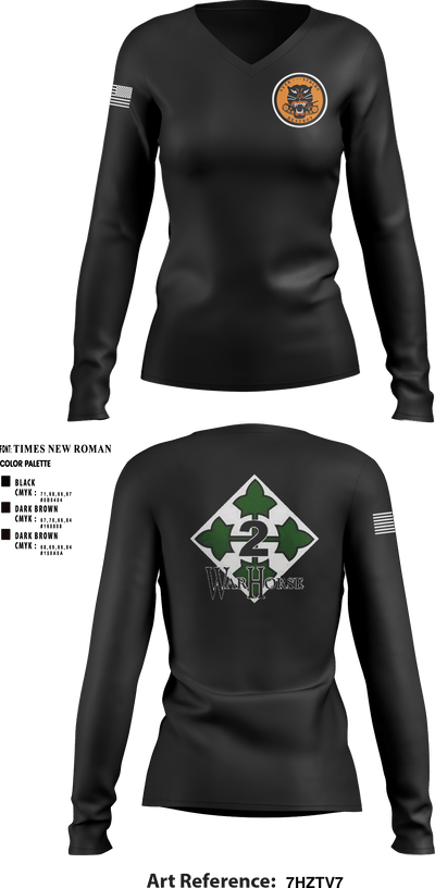 36-1 Cav 97366830 Women's Long Sleeve V-neck Shirt - 1
