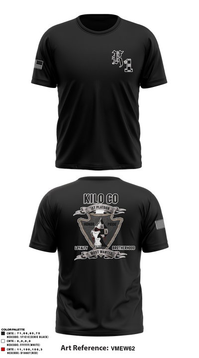 Kilo 3/7 4958967 Short Sleeve Performance Shirt - 1