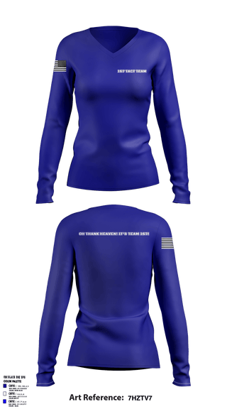 Women's Long Sleeve Vneck Shirt, , Police, Teamtime, Team time, sublimation, custom sports apparel, team uniforms, spirit wear, spiritwear, sports uniforms, custom shirts, team store, custom team store, fundraiser sports, apparel fundraiser