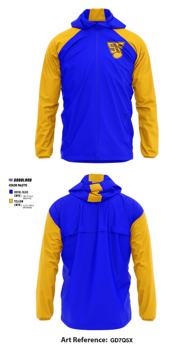 South Farmington Blues 63847628 Windbreaker - 2