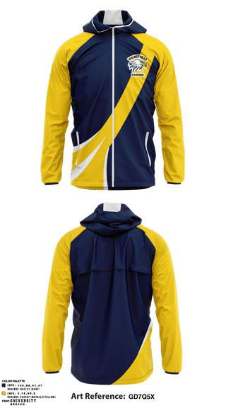 Windbreaker, Walnut Hills High School Fencing, Spirit Store, Teamtime, Team time, sublimation, custom sports apparel, team uniforms, spirit wear, spiritwear, sports uniforms, custom shirts, team store, custom team store, fundraiser sports, apparel fundraiser