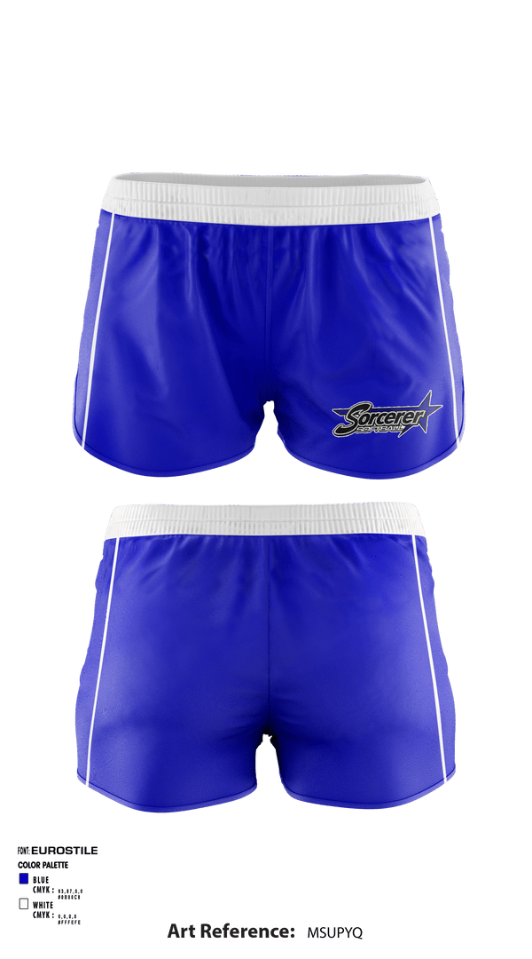 Women's Shorts, Sorcerer Fastpitch Softball, Softball, Teamtime, Team time, sublimation, custom sports apparel, team uniforms, spirit wear, spiritwear, sports uniforms, custom shirts, team store, custom team store, fundraiser sports, apparel fundraiser