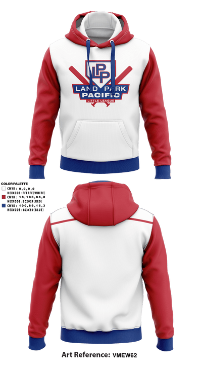 Land Park Pacific Little League 64936932 Hoodie - 1