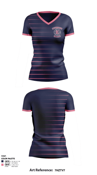 Women's Short Sleeve Vneck Shirt, East Grand Rapids High School Water Polo, Water Polo, Teamtime, Team time, sublimation, custom sports apparel, team uniforms, spirit wear, spiritwear, sports uniforms, custom shirts, team store, custom team store, fundraiser sports, apparel fundraiser