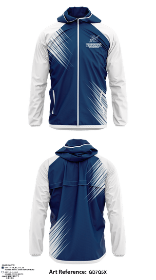Windbreaker, Heathwood Hall Episcopal Junior High School Softball, Softball, Teamtime, Team time, sublimation, custom sports apparel, team uniforms, spirit wear, spiritwear, sports uniforms, custom shirts, team store, custom team store, fundraiser sports, apparel fundraiser