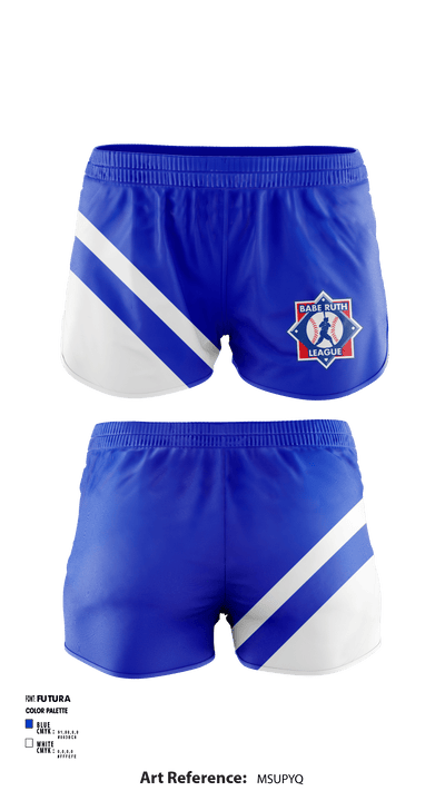 Kentucky Western Babe Ruth League District 8 70105153 Women's Shorts - 1