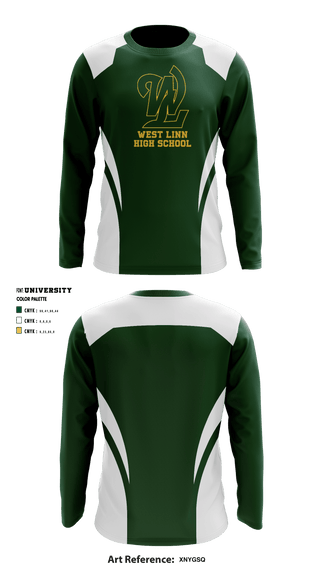 Long Sleeve Performance Shirt, West Linn High School Cheer, School Spirit Store, Teamtime, Team time, sublimation, custom sports apparel, team uniforms, spirit wear, spiritwear, sports uniforms, custom shirts, team store, custom team store, fundraiser sports, apparel fundraiser