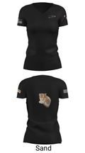 ISS 6154351 Women's Short Sleeve V-neck Shirt - 24