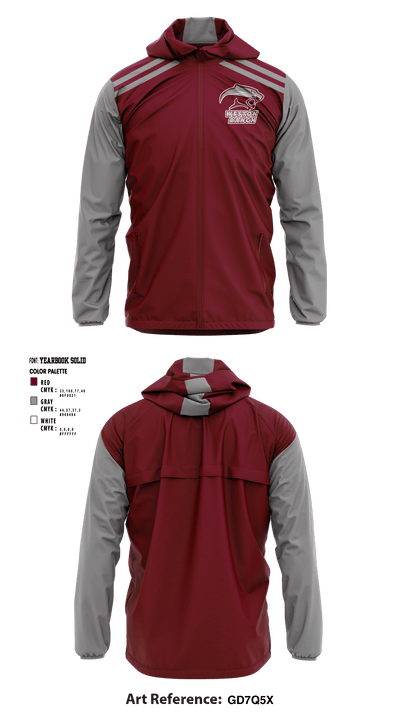 Weston Ranch High School Baseball 47124352 Windbreaker - 1
