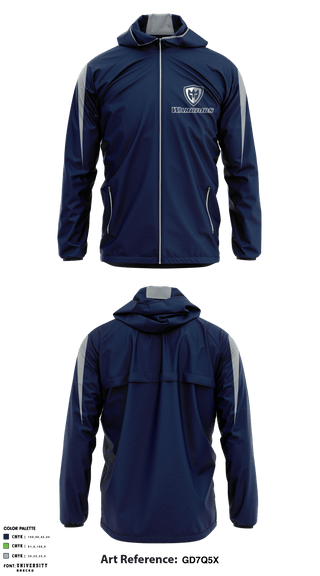 Windbreaker, Watersprings School High School Football, Football, Teamtime, Team time, sublimation, custom sports apparel, team uniforms, spirit wear, spiritwear, sports uniforms, custom shirts, team store, custom team store, fundraiser sports, apparel fundraiser