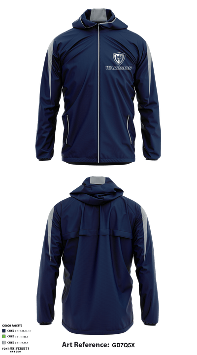 Watersprings School High School Football 80998011 Windbreaker - 1