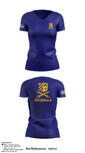 Riverdale Baptist High School 8850685 Women's Short Sleeve V-neck Shirt - 1