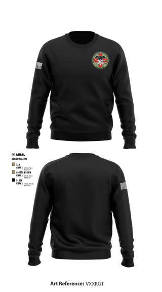 Crew Neck Sweatshirt, , Army, Teamtime, Team time, sublimation, custom sports apparel, team uniforms, spirit wear, spiritwear, sports uniforms, custom shirts, team store, custom team store, fundraiser sports, apparel fundraiser