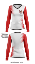 Laguna Niguel Girls Softball 89862017 Women's Long Sleeve V-neck Shirt - 1