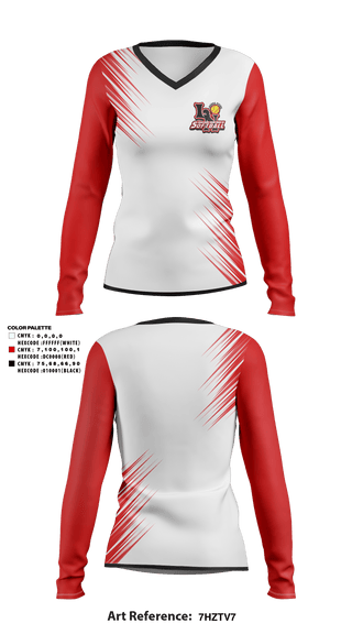 Women's Long Sleeve Vneck Shirt, Laguna Niguel Girls Softball, Softball, Teamtime, Team time, sublimation, custom sports apparel, team uniforms, spirit wear, spiritwear, sports uniforms, custom shirts, team store, custom team store, fundraiser sports, apparel fundraiser