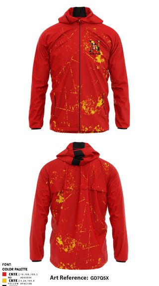 Windbreaker, North Point High School, , Teamtime, Team time, sublimation, custom sports apparel, team uniforms, spirit wear, spiritwear, sports uniforms, custom shirts, team store, custom team store, fundraiser sports, apparel fundraiser
