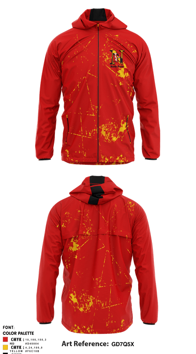 North Point High School 74569876 Windbreaker - 1