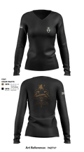Diablos 76430974 Women's Long Sleeve V-neck Shirt - 2