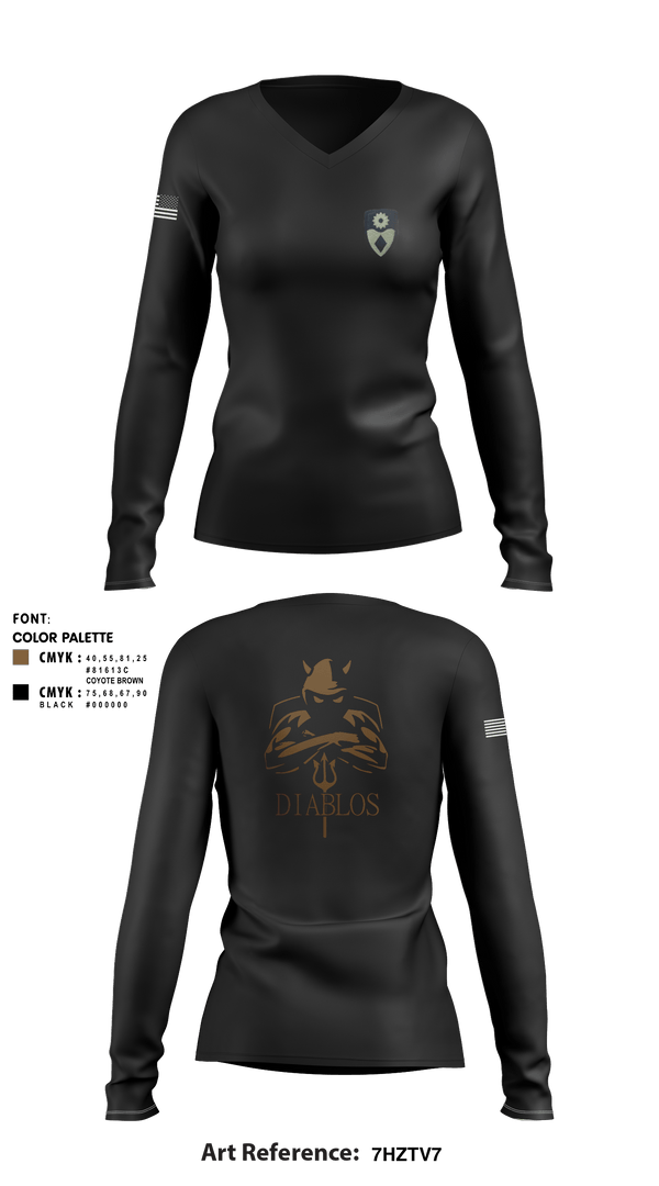 Women's Long Sleeve Vneck Shirt, , Army, Teamtime, Team time, sublimation, custom sports apparel, team uniforms, spirit wear, spiritwear, sports uniforms, custom shirts, team store, custom team store, fundraiser sports, apparel fundraiser