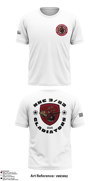 HHC 3-82 GSAB 55821489 Short Sleeve Performance Shirt - 2