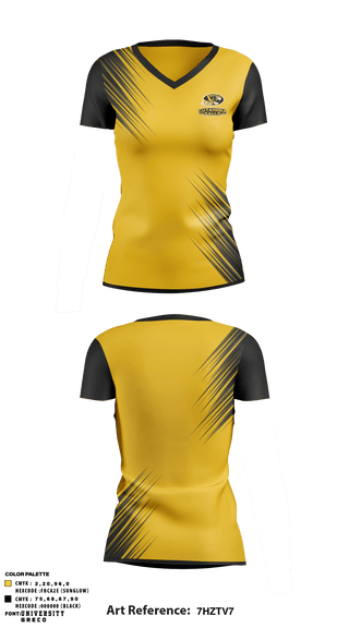Women's Short Sleeve Vneck Shirt, Cuyahoga Falls High School Softball, Softball, Teamtime, Team time, sublimation, custom sports apparel, team uniforms, spirit wear, spiritwear, sports uniforms, custom shirts, team store, custom team store, fundraiser sports, apparel fundraiser