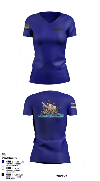 Women's Short Sleeve Vneck Shirt, , Navy, Teamtime, Team time, sublimation, custom sports apparel, team uniforms, spirit wear, spiritwear, sports uniforms, custom shirts, team store, custom team store, fundraiser sports, apparel fundraiser