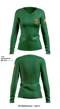 415th MP DET 84570545 Women's Long Sleeve V-neck Shirt - 1
