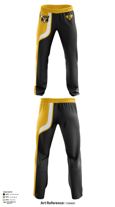 Randallstown HS Track & Field 24180496 Sweatpants - 1