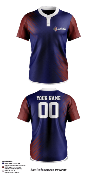 Two Button Softball Jersey, Softball-Montgomery County Senior Sports Association, Softball, Teamtime, Team time, sublimation, custom sports apparel, team uniforms, spirit wear, spiritwear, sports uniforms, custom shirts, team store, custom team store, fundraiser sports, apparel fundraiser