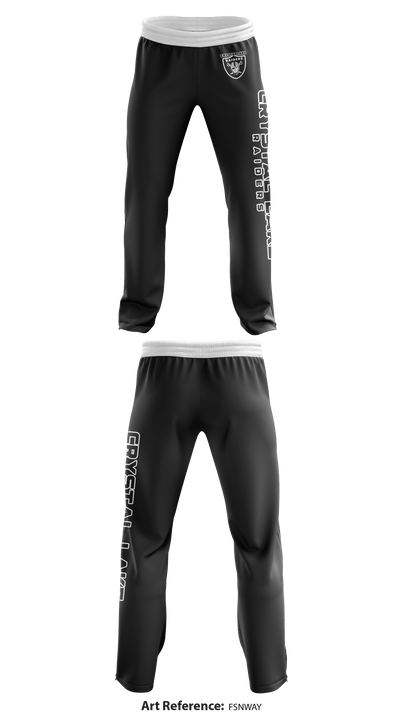 Crystal Lake Raiders 58761044 Sweatpants - 1