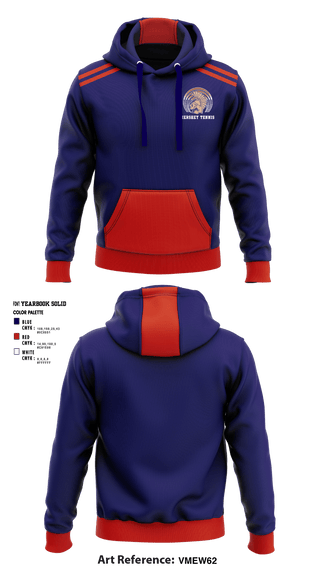 Hoodie, Hershey High School Tennis, Tennis, Teamtime, Team time, sublimation, custom sports apparel, team uniforms, spirit wear, spiritwear, sports uniforms, custom shirts, team store, custom team store, fundraiser sports, apparel fundraiser