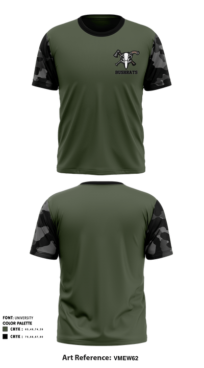 BushRats 52640068 Short Sleeve Performance Shirt - 2