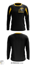Waupun Warrior Football 75586591 Long Sleeve Shooting Shirt - 1
